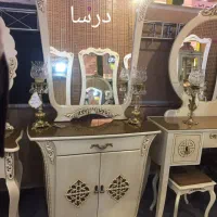 آینه وکنسول و شمعدان نو زیر قیمت به علت....|بوفه، ویترین، کنسول|شاهرود, |دیوار