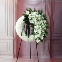 تاج گل ترحیم شیک با ارسال فوری شیراز