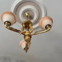 ۳ عدد لوستر سه شاخه  به همراه ۲ عدد دیوار کوب