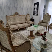 مبلمان استیل ۹ نفره در حد نو