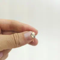 انگشتر ونکلیف 18 عیار قلبی