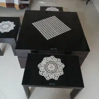 میز جلو مبلی و سه عدد عسلی