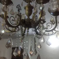 لوستر 6شاخه|لوستر و چراغ آویز|تهران, گلستان (شهرک راه آهن)|دیوار