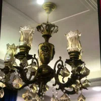 لوستر برنزی|لوستر و چراغ آویز|تهران, نیروی دریایی|دیوار