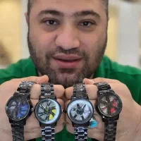 آقای ساعت رینگی بنز پورشه فونیکس چرخشی رینگ فلزی