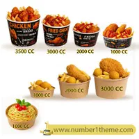 سطل سوخاری/سطل یکبار مصرف کاغذی|ظروف نگهدارنده، پلاستیکی، یک‌بارمصرف|تهران, خرمشهر|دیوار