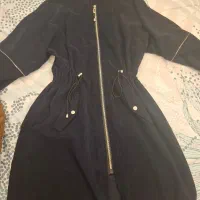 مانتو کبریتی پاییزه کلاه دار