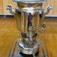 سماور نفتی نسب برنجی قدیمی باسینی درحدنو