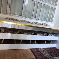 میز ناخن دونفر ۴عددصندلی|آرایشگاه و سالنهای زیبایی|خرمآباد, |دیوار