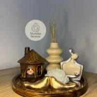 کادو گیفت هدیه سنگ مصنوعی شمع|صنایع دستی و سایر لوازم تزئینی|رباط‌کریم, رباط‌کریم|دیوار