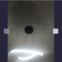 لوستر دو حلقه دارای چهار حالت نوری|لوستر و چراغ آویز|شهریار, شهریار|دیوار