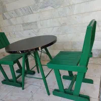 میز و صندلی چوبی