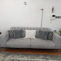 مبل پایه استیل تختخواب شو در حد