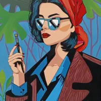 تابلو نقاشی روی بوم