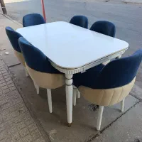 میز نهار خوری 6نفره در حد نو در گتوند|میز و صندلی غذاخوری|گتوند, |دیوار