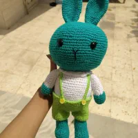 عروسک خرگوش خوشتیپ دستبافت|اسباببازی بچه|بندرعباس, |دیوار