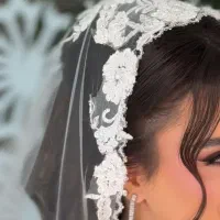 تور روی سر عروس