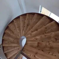 پله چوبی و کابینت کمد دیواری لاهیجان|مصالح و تجهیزات ساختمان|لاهیجان, خمیر کلایه|دیوار