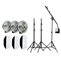 استودیو کروماکی ،کیت نور 15 هولدر لامپی|دوربین عکاسی و فیلمبرداری|حبیب آباد, |دیوار