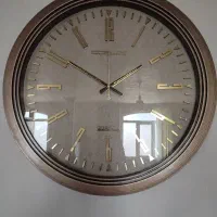 ساعت دیواری کروم فلزی