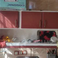 سینک ظرفشویی کامل و آبچکان با کابینت فلزی