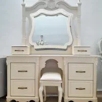 میز ارایش با اینه و صندلی|تخت و سرویس خواب|اسلامشهر, شهرک قائمیه|دیوار