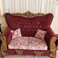 مبل هفت نفره بامیز جلو مبلی وناهار خوری