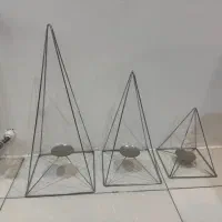 تابلو بشقاب.تابلو فرش. شمعدان هرمی .شمعدان سه تایی|تابلو، نقاشی، عکس|مشهد, خواجه ربیع|دیوار