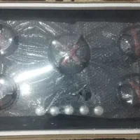 گاز ۵ شعله صفحه شیشیی نونو|اجاق گاز و لوازم برقی پختوپز|مینودشت, |دیوار