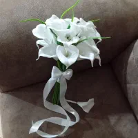دسته گل عروس|گل مصنوعی|سیرجان, |دیوار