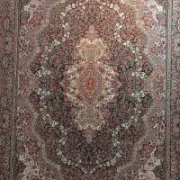فرش ۱۲۰۰شانه محتشم ابریشمی در حدنو