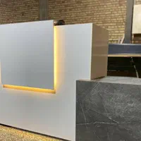 پیشخوان تعمیرات میزفروش نورپردازی دار cnc ساده