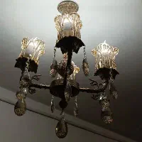 لوستر برنجی|لوستر و چراغ آویز|اهواز, کوی شاهد|دیوار