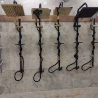 شیرالات مشکی طلایی قاجاری|لوازم حمام|کرج, شاهینویلا|دیوار