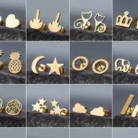 گوشواره گوی طلا نیم گرمی جذاب|جواهرات|آبادان, |دیوار