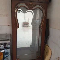 بوفه چوبی گردو|بوفه، ویترین، کنسول|ایلخچی, |دیوار