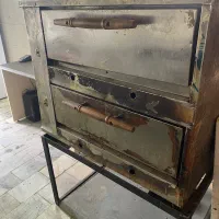 فر پیتزا ۲ طبقه با لوازم