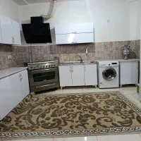 کابینت MDF سفید و هود