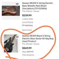 bass Ibanez sr305 تمیز و سالم|گیتار، بیس، امپلیفایر|اراک, |دیوار