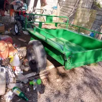 تیلرکشاورزی خشک با تمام ادوات وبارکش|ماشین‌آلات صنعتی|سیاهکل, |دیوار