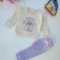 بلوز شلوار دخترانه طرح خرگوش گلدوزی|کفش و لباس بچه|بروجرد, |دیوار