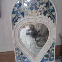 آینه قدیمی سنتی باقاب گچی طرح گلوانگور قیمت توافقی