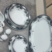 دوعدد سرویس غذاخوری مقصود همرا در حد نو