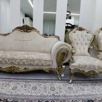 مبل سلطنتی تمیز و جنس چوب درجه یک