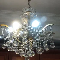 سه عدد لوستر|لوستر و چراغ آویز|تهران, دهکده المپیک|دیوار