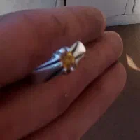 انگشنر یاقوت زرد رکاب نقره دست|جواهرات|قدس, شهر‌قدس|دیوار