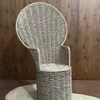 صندلی حصیری کاملا نو