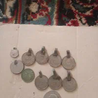 تعدادی سکه قدیمی|کلکسیون سکه، تمبر، اسکناس|پیشوا, |دیوار