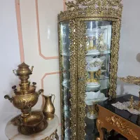 ساعت و بوفه برنز اصل با فاکتور|بوفه، ویترین، کنسول|سلماس, |دیوار