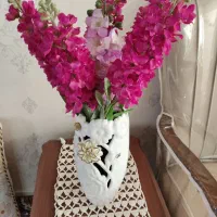 ی گل زیبا با گلدان